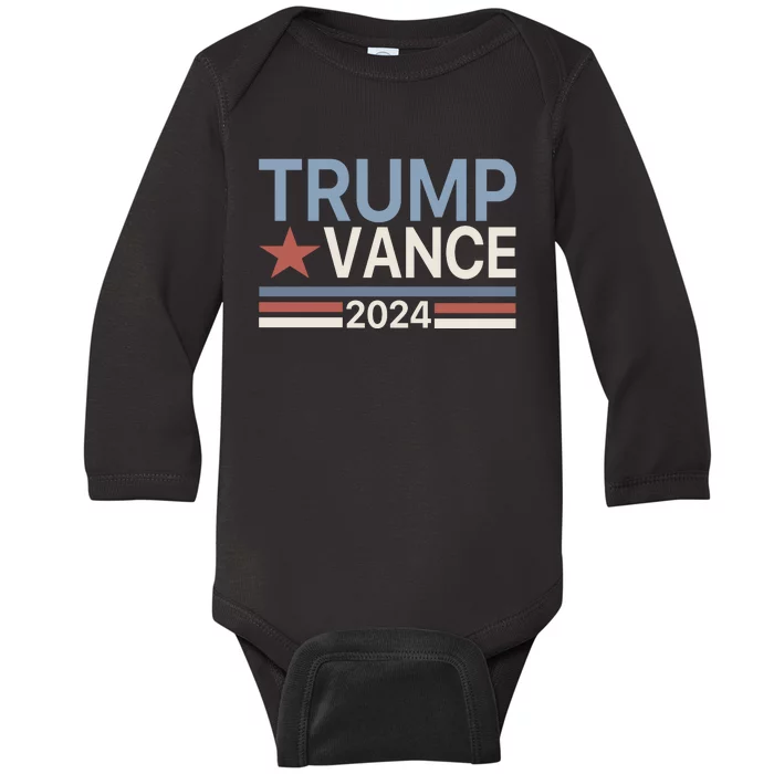 Trump Vance 2024 Baby Long Sleeve Bodysuit