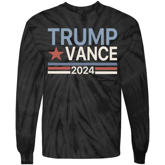 Trump Vance 2024 Tie-Dye Long Sleeve Shirt