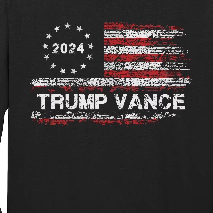 Trump Vance 2024 Tall Long Sleeve T-Shirt