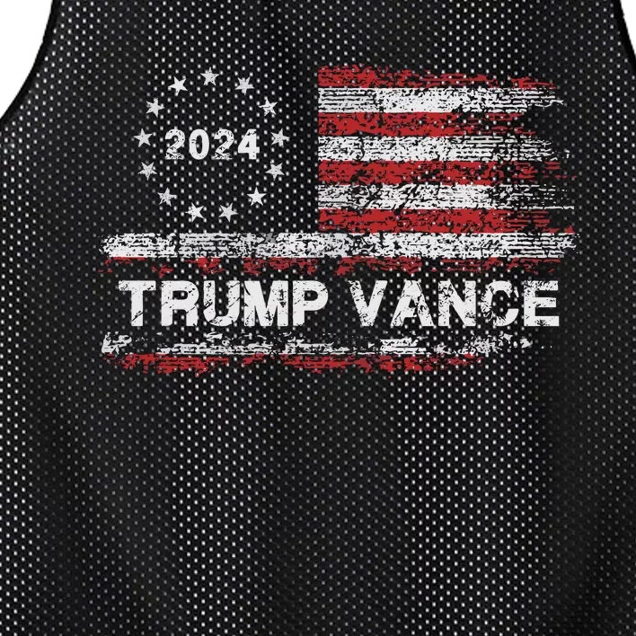 Trump Vance 2024 Mesh Reversible Basketball Jersey Tank