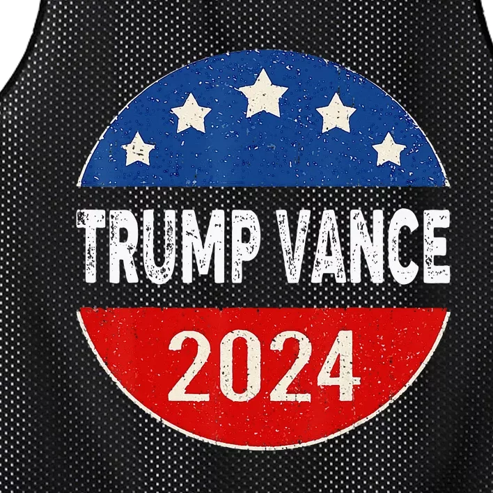 Trump Vance 2024 For President Vp Usa Republican Election Mesh Reversible Basketball Jersey Tank