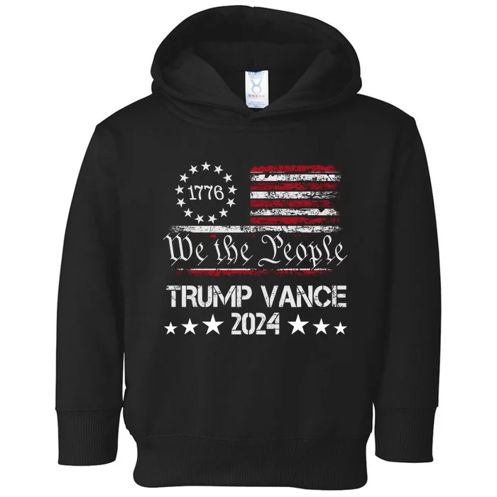 Trump Vance 2024 Toddler Hoodie