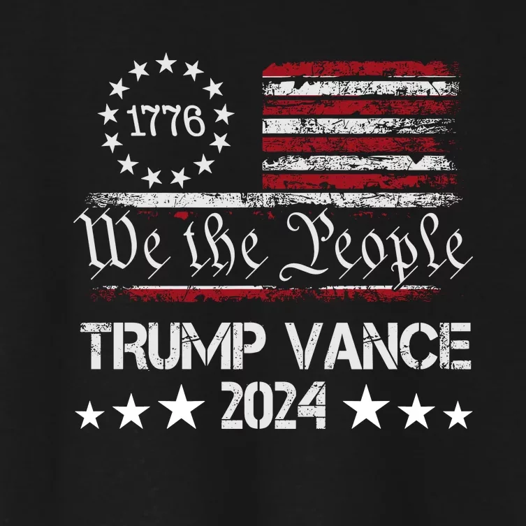 Trump Vance 2024 Women's Crop Top Tee