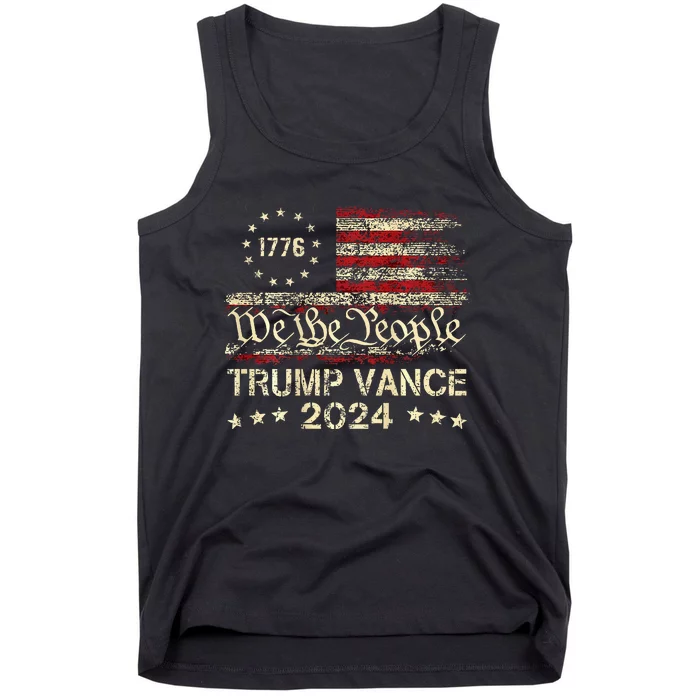 Trump Vance 2024 Usa Election Patriotic Tank Top