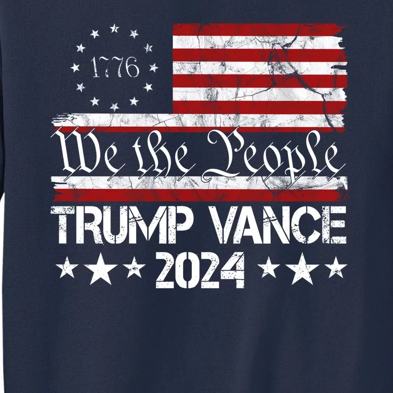 Trump Vance 2024 President Trump Usa Flag Election Sweatshirt