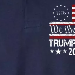 Trump Vance 2024 President Trump Usa Flag Election Softstyle Adult Sport Polo