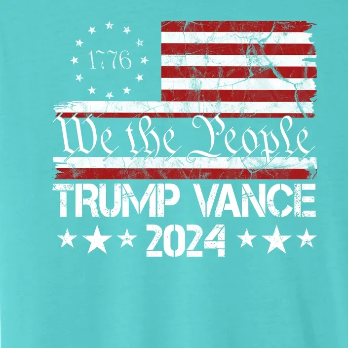 Trump Vance 2024 President Trump Usa Flag Election ChromaSoft Performance T-Shirt