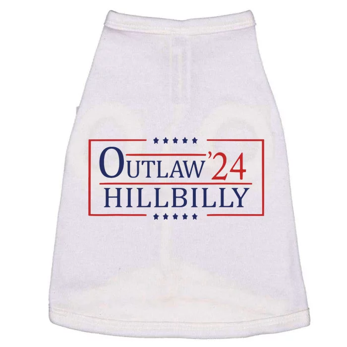 Trump Vance 24 Outlaw Hillbilly Us Flag Vintage Doggie Tank