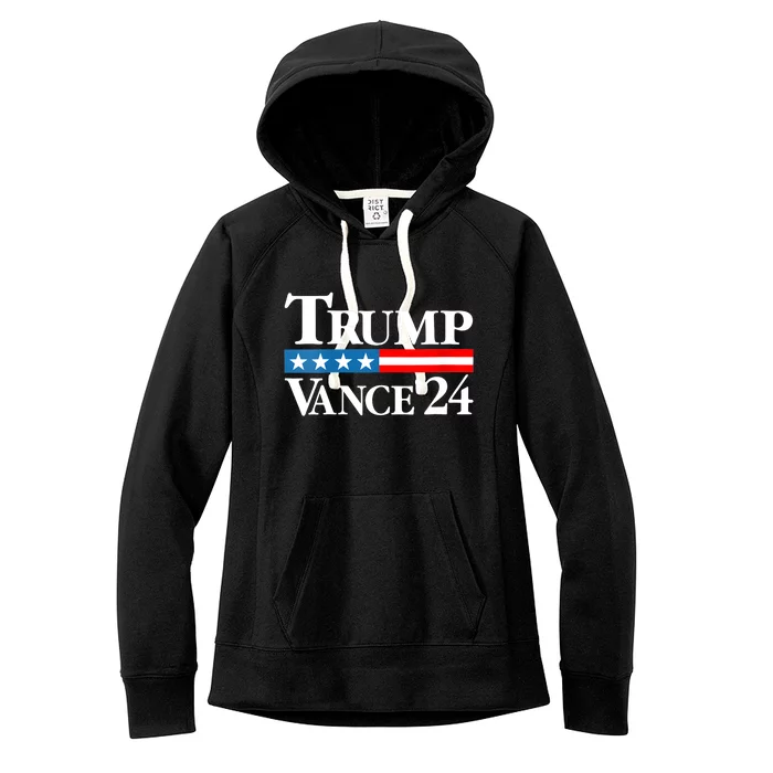 Trump Vance 2024 For President Vp Usa Election Patriotic Women's Fleece Hoodie