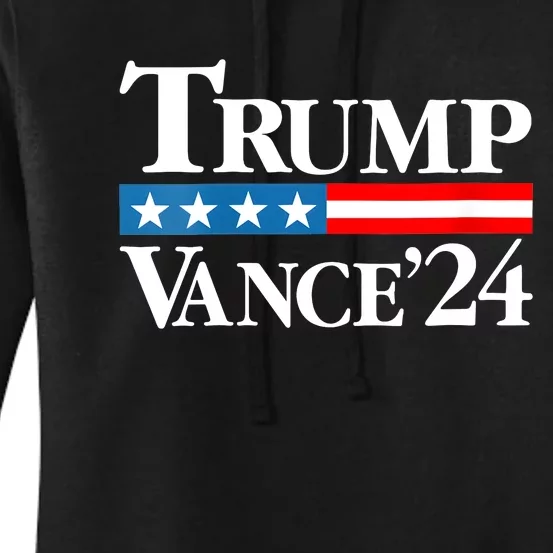 Trump Vance 2024 For President Vp Usa Election Patriotic Women's Pullover Hoodie