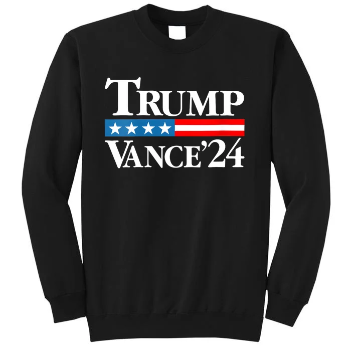 Trump Vance 2024 For President Vp Usa Election Patriotic Tall Sweatshirt