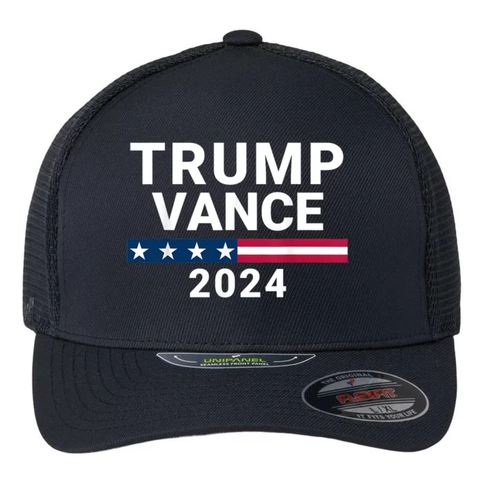 Trump Vance 2024 For President Vp Usa Republican Election Flexfit Unipanel Trucker Cap