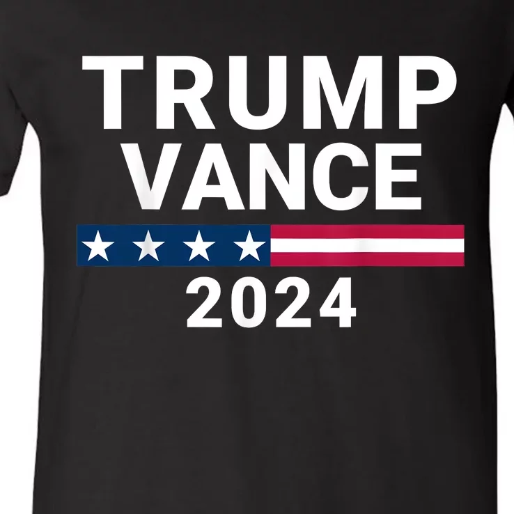 Trump Vance 2024 For President Vp Usa Republican Election V-Neck T-Shirt