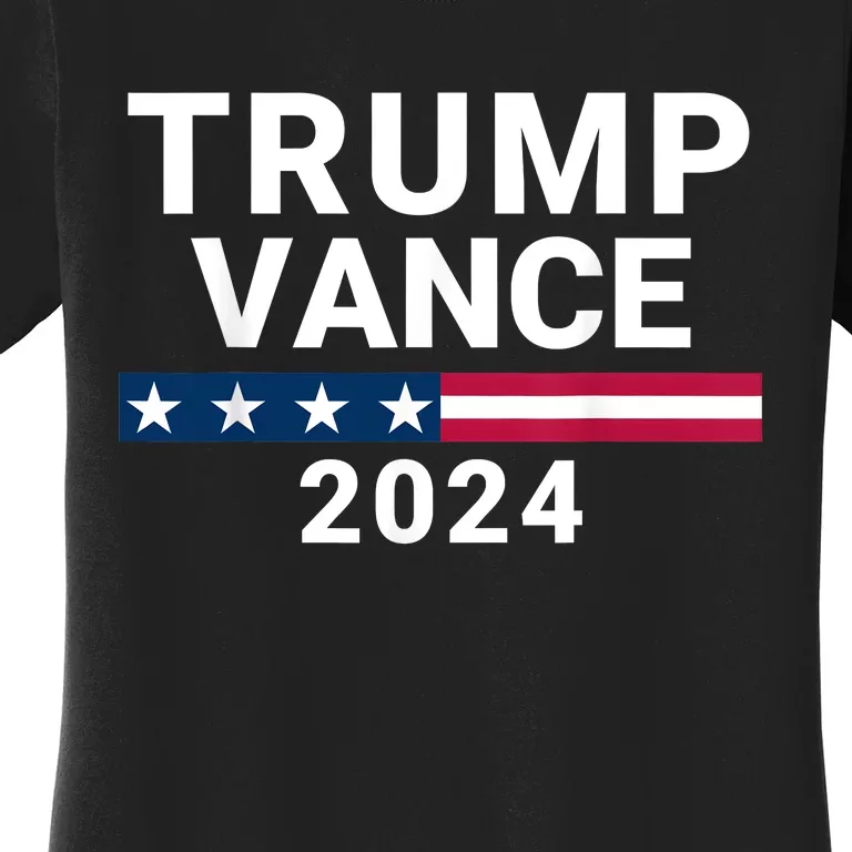 Trump Vance 2024 For President Vp Usa Republican Election Women's T-Shirt