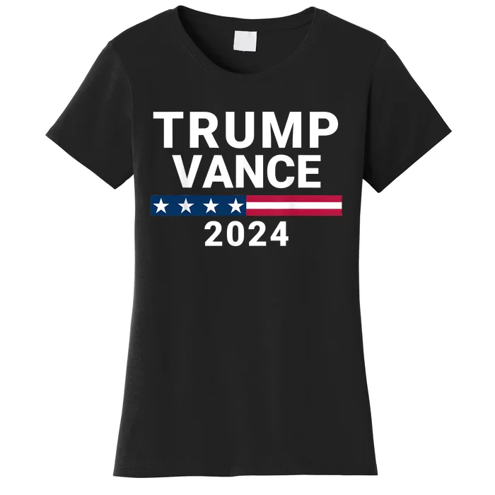 Trump Vance 2024 For President Vp Usa Republican Election Women's T-Shirt