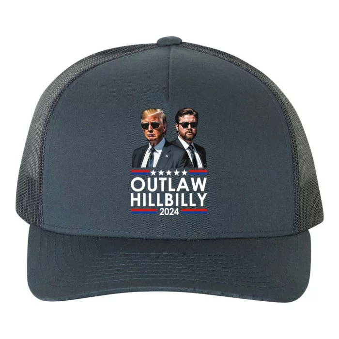 Trump Vance 2024 Outlaw Hillbilly Us Flag Vintage Elections Meaningful Gift Yupoong Adult 5-Panel Trucker Hat