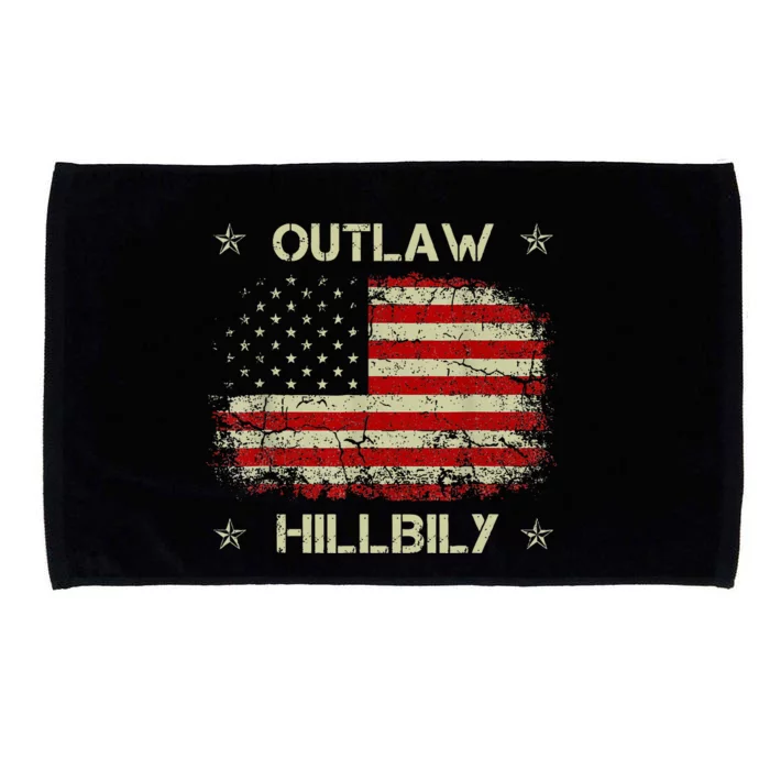 Trump Vance 2024 J.D. Vance Outlaw Hillbilly Microfiber Hand Towel