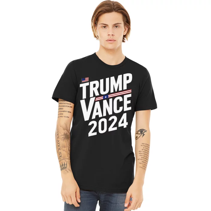 Trump Vance 2024 Election Donald Trump Jd Vance 2024 Premium T-Shirt