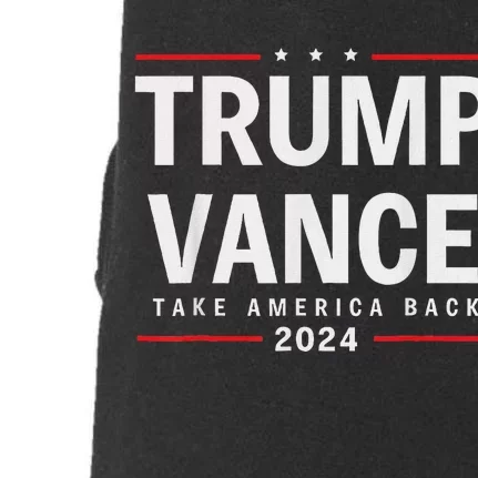 Trump Vance 2024 Vice President Bold Design Doggie 3-End Fleece Hoodie