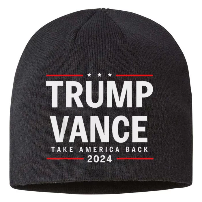 Trump Vance 2024 Vice President Bold Design 8 1/2in Sustainable Knit Beanie