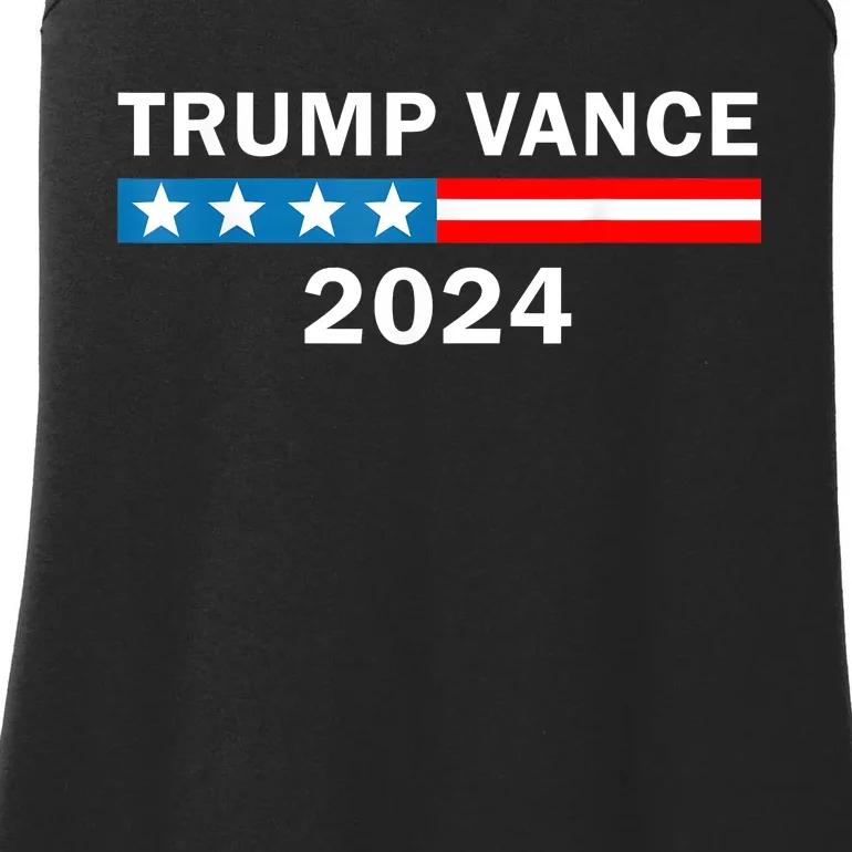 Trump Vance 2024 For President Vp Usa Republican Election Ladies Essential Tank