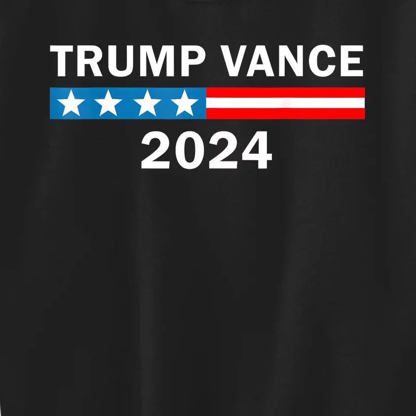 Trump Vance 2024 For President Vp Usa Republican Election Kids Sweatshirt