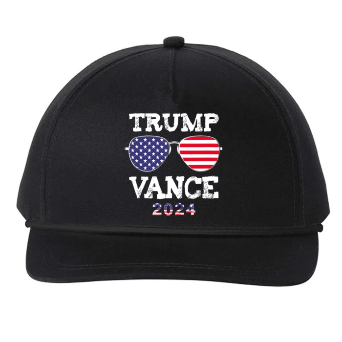 Trump Vance 2024 President Trump Supporter Re Election Snapback Five-Panel Rope Hat