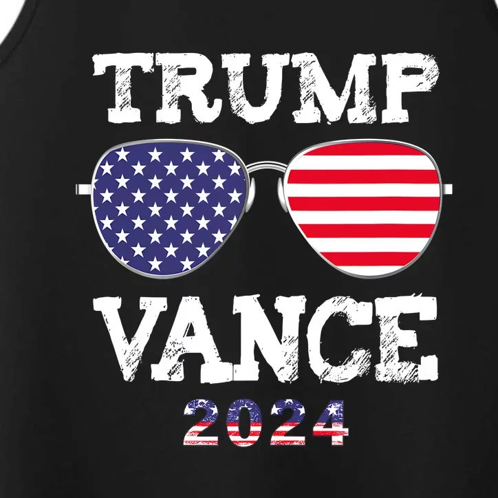 Trump Vance 2024 President Trump Supporter Re Election Performance Tank