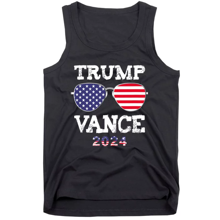 Trump Vance 2024 President Trump Supporter Re Election Tank Top