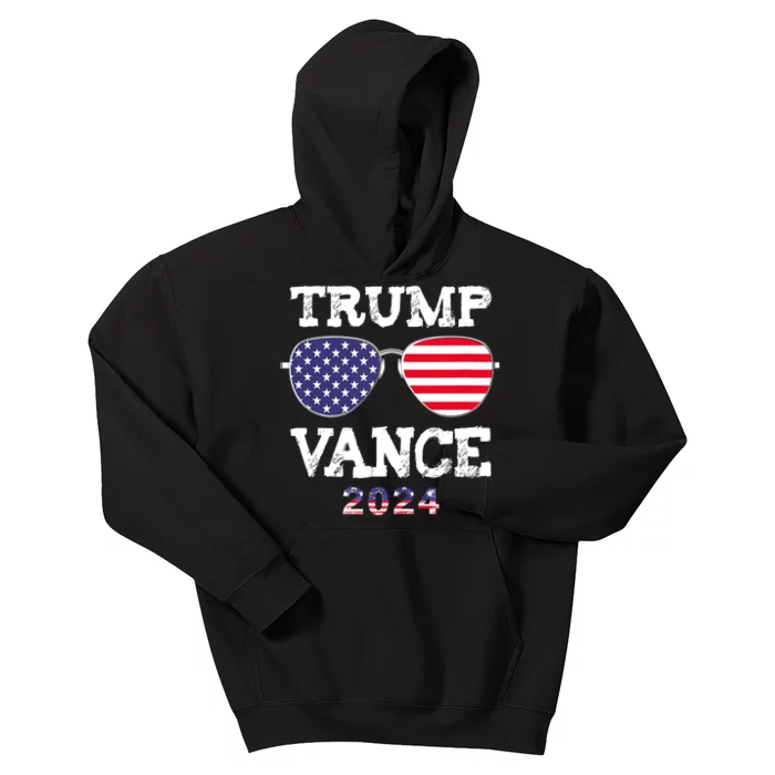 Trump Vance 2024 President Trump Supporter Re Election Kids Hoodie