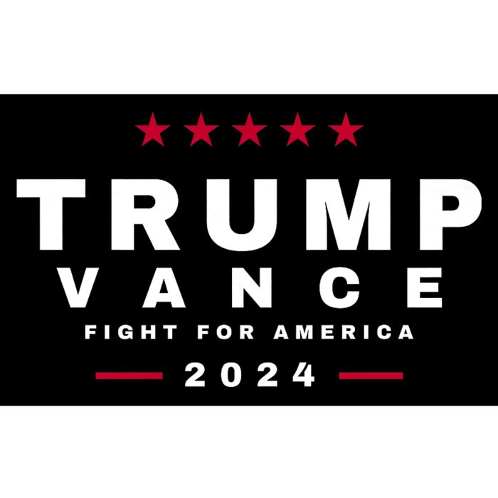 Trump Vance 2024 President Trump Jd Vance Vp Fight For America! Maga Usa Bumper Sticker