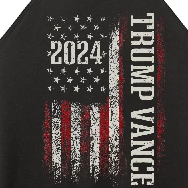 Trump Vance 2024 President Trump Supporter Reelection Women’s Perfect Tri Rocker Tank