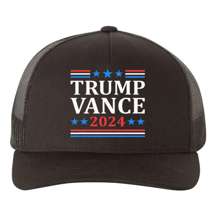 Trump Vance 2024 For President Vp Usa Election Patriotic Yupoong Adult 5-Panel Trucker Hat