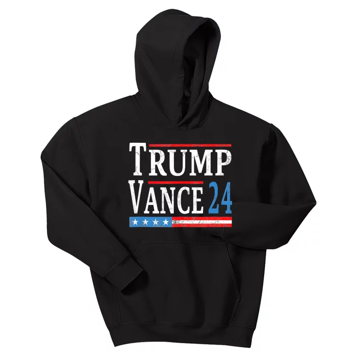 Trump Vance 2024 President Trump Supporter Re Election Kids Hoodie