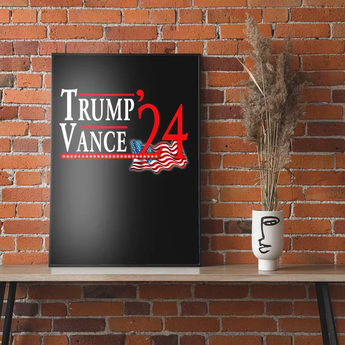 Trump Vance 2024 President Trump Supporter Re Election Poster