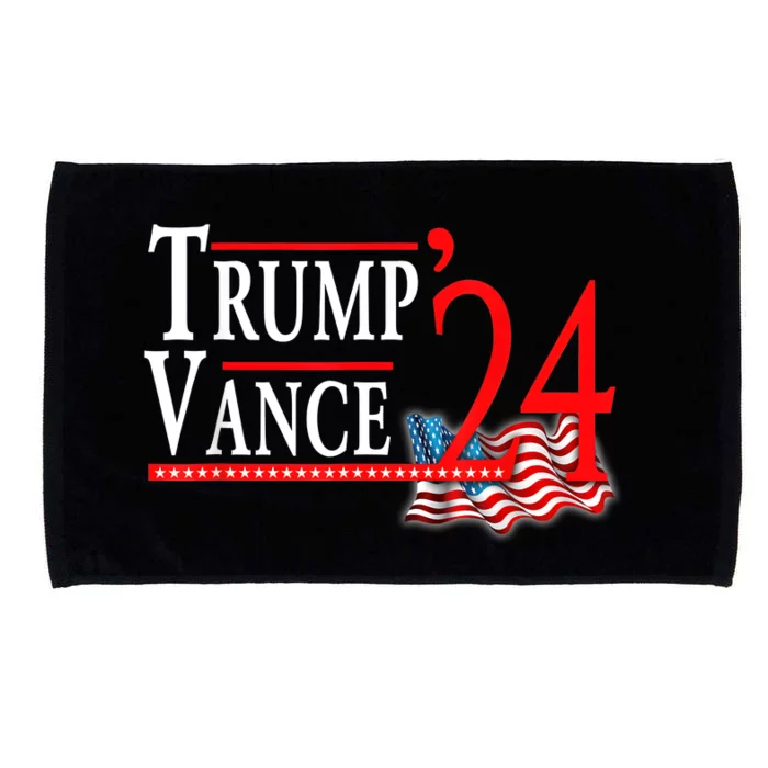 Trump Vance 2024 President Trump Supporter Re Election Microfiber Hand Towel