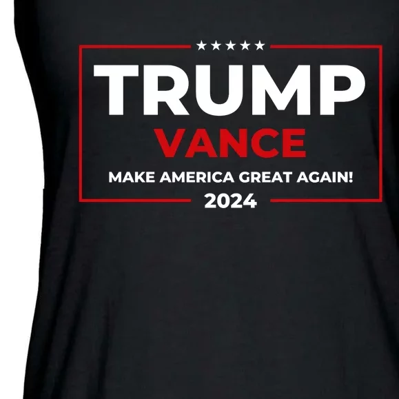 Trump Vance 2024 Make America Great Again Ladies Essential Flowy Tank