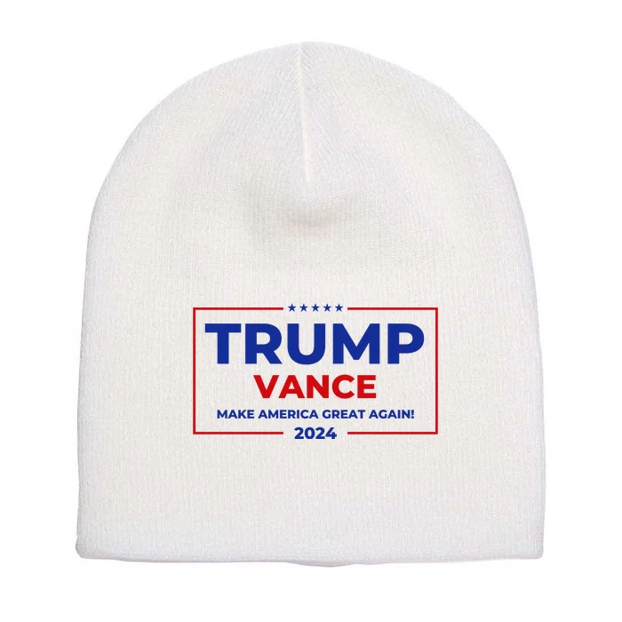 Trump Vance 2024 Make America Great Again Short Acrylic Beanie