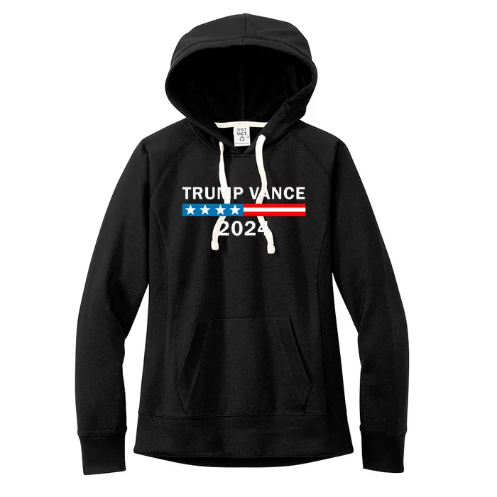 Trump Vance 2024 For President Vp Usa Republican Election Women's Fleece Hoodie