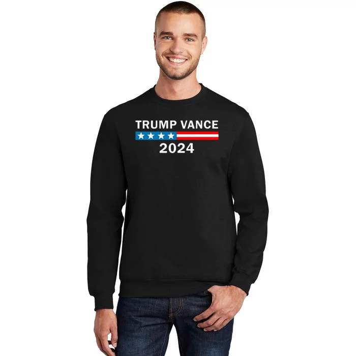 Trump Vance 2024 For President Vp Usa Republican Election Tall Sweatshirt