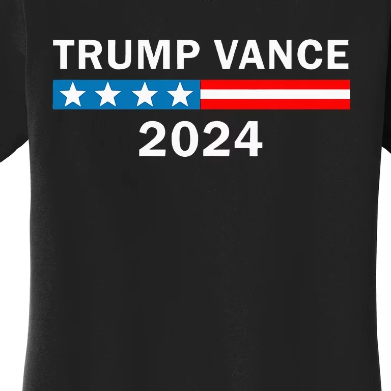 Trump Vance 2024 For President Vp Usa Republican Election Women's T-Shirt