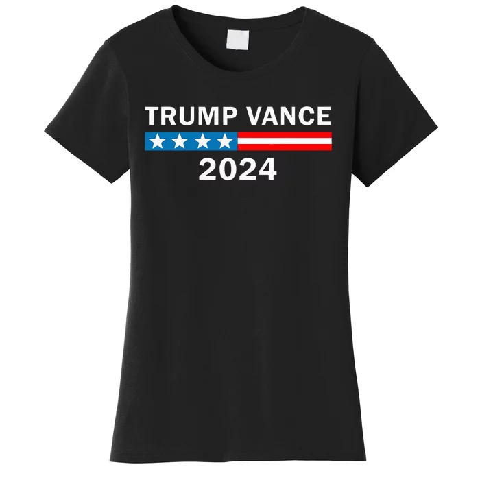 Trump Vance 2024 For President Vp Usa Republican Election Women's T-Shirt