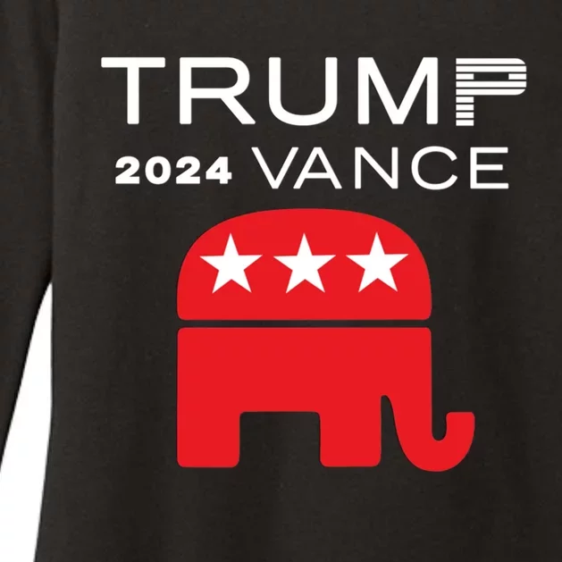 Trump Vance 2024 Presidential Election Gift Womens CVC Long Sleeve Shirt