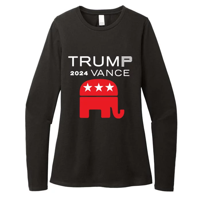 Trump Vance 2024 Presidential Election Gift Womens CVC Long Sleeve Shirt