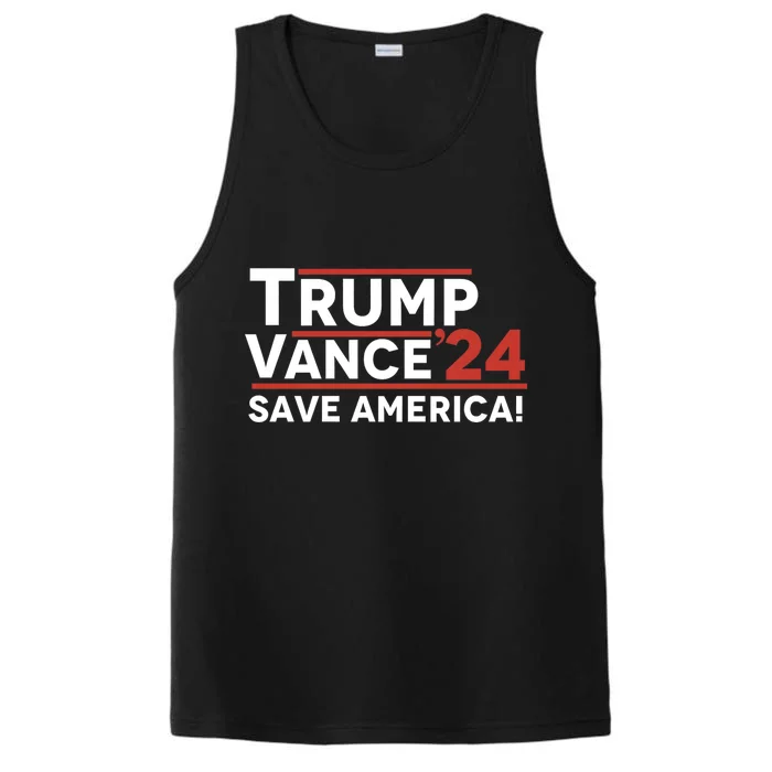 Trump Vance 2024 Save America Performance Tank