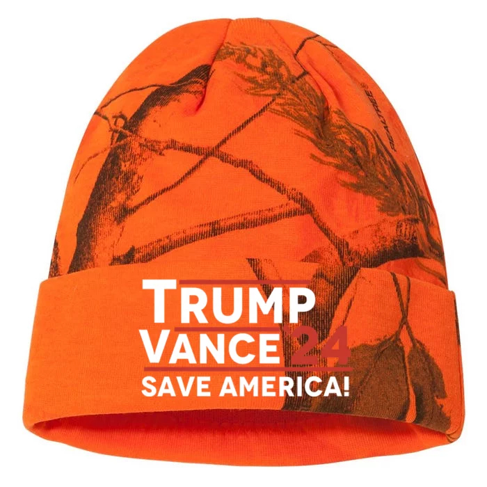 Trump Vance 2024 Save America Kati - 12in Camo Beanie