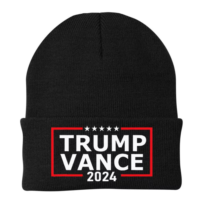 Trump Vance 2024 Election Campaign President Knit Cap Winter Beanie