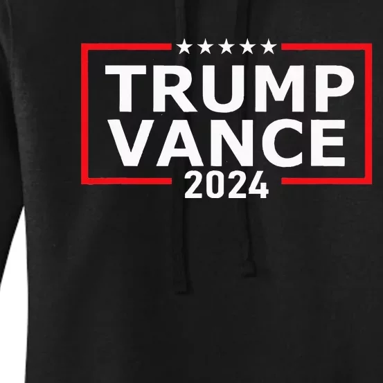 Trump Vance 2024 Election Campaign President Women's Pullover Hoodie