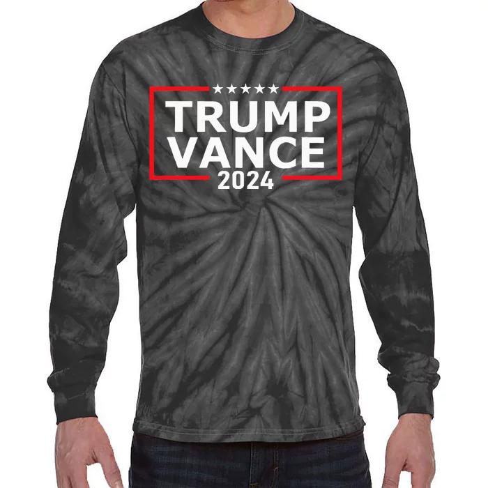 Trump Vance 2024 Election Campaign President Tie-Dye Long Sleeve Shirt