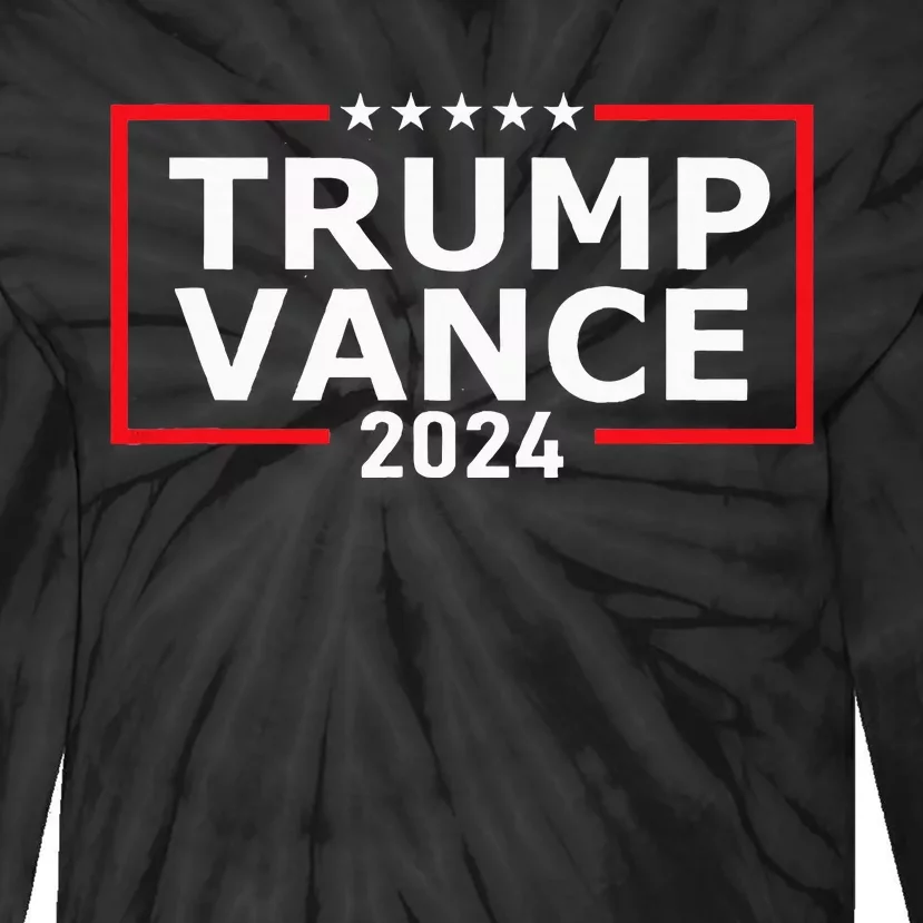 Trump Vance 2024 Election Campaign President Tie-Dye Long Sleeve Shirt